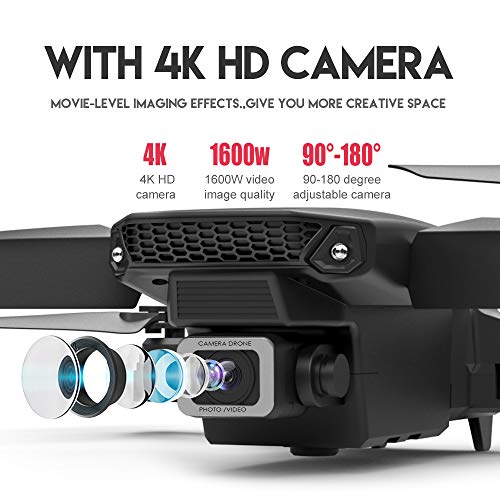 E88 GPS Drone met 4K Camera,5G WiFi FPV Live Video Opvouwbare Drone, RC Quadcopter, Auto Return Home, Hoogte Hold, Volg… - Image 7