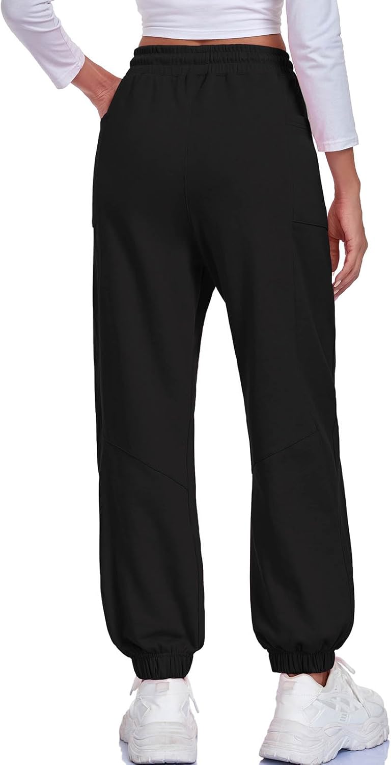 Oymyakon Women Baggy High Waist Sweatpants Comfy Workout Gym Joggers Pants Cotton Lounge Bottoms - Image 5
