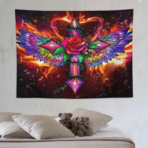 Tapisserie pour salon PAZZK, tenture decoration murale pour une chambre cocooning
