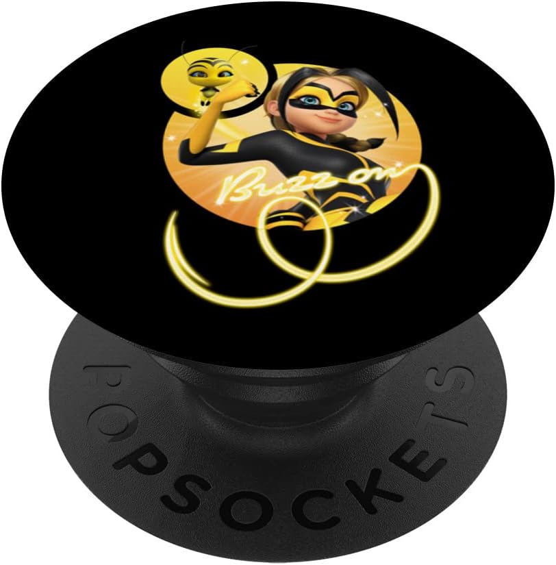 Miraculous Ladybug Vesperia Buzz On with Pollen PopSockets Swappable PopGrip