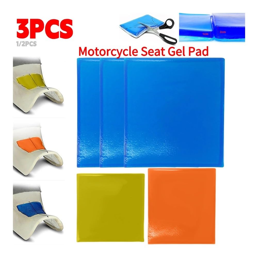 Almohadilla Asiento Motocicleta Cojín Asiento Motocicleta Absorció Impacto Cojín Suave Y Fresco Almohadilla Elástica Asiento Accesorios Motocicleta Funda cojín Asiento