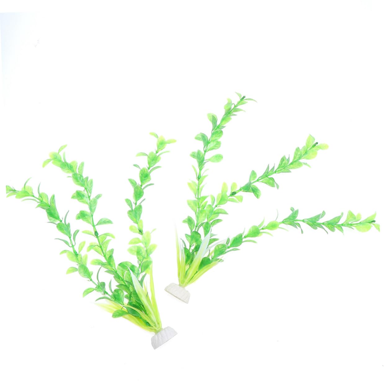 Angoily 2 Sets Aquarium-Dekoration Robuste Künstliche Pflanzen für Aquarien Natürlich Aussehende Künstliche Unterwasserpflanzen für Süßwasser-/aquarien 6 Stück