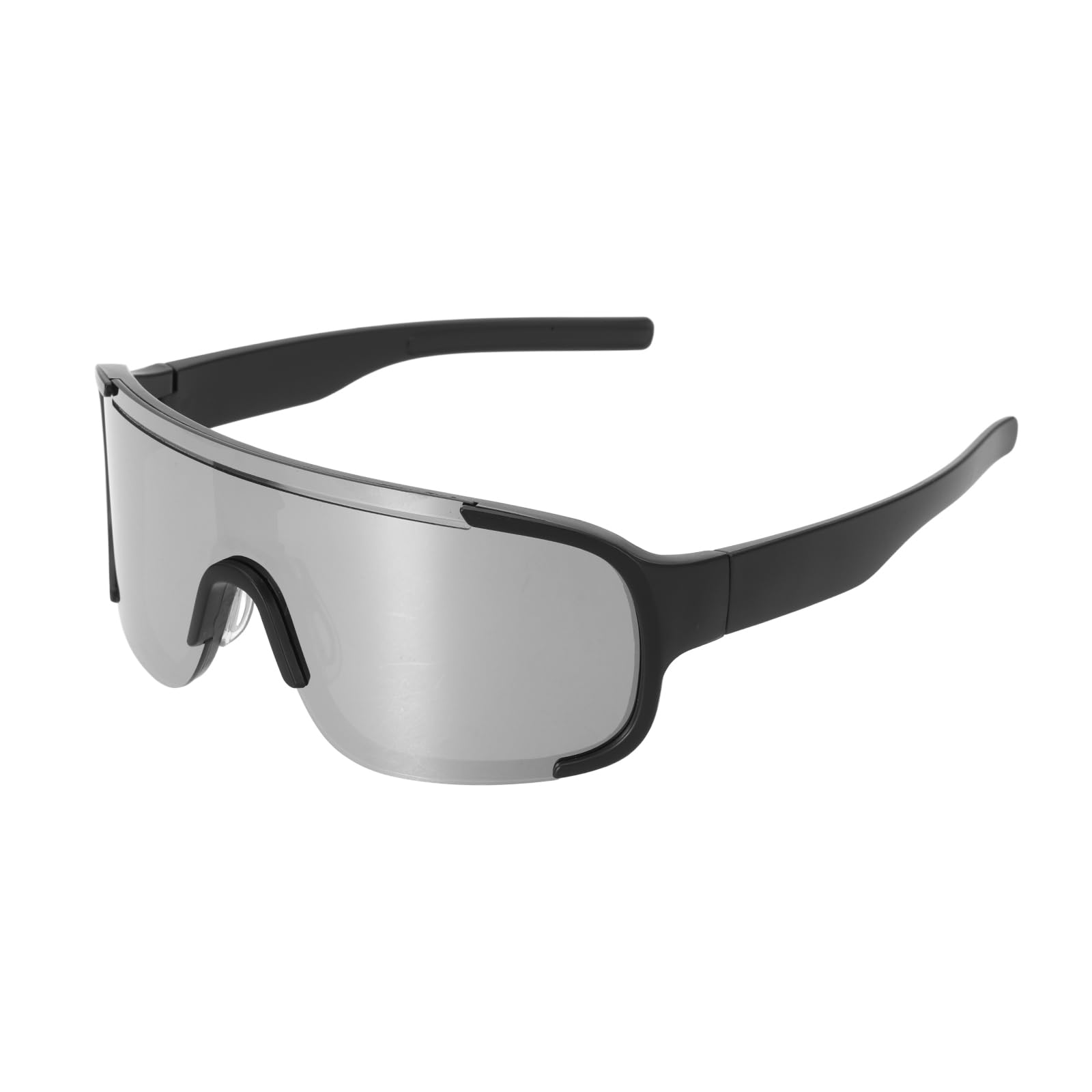 sourcing map Polarized Sports Sunglasses for Men Womens, UV400 Protection 16g Lightweight Cycling Sunglasses for Running Skiing Fishing Goggles, Black Frame Gradient Gray โ image 1