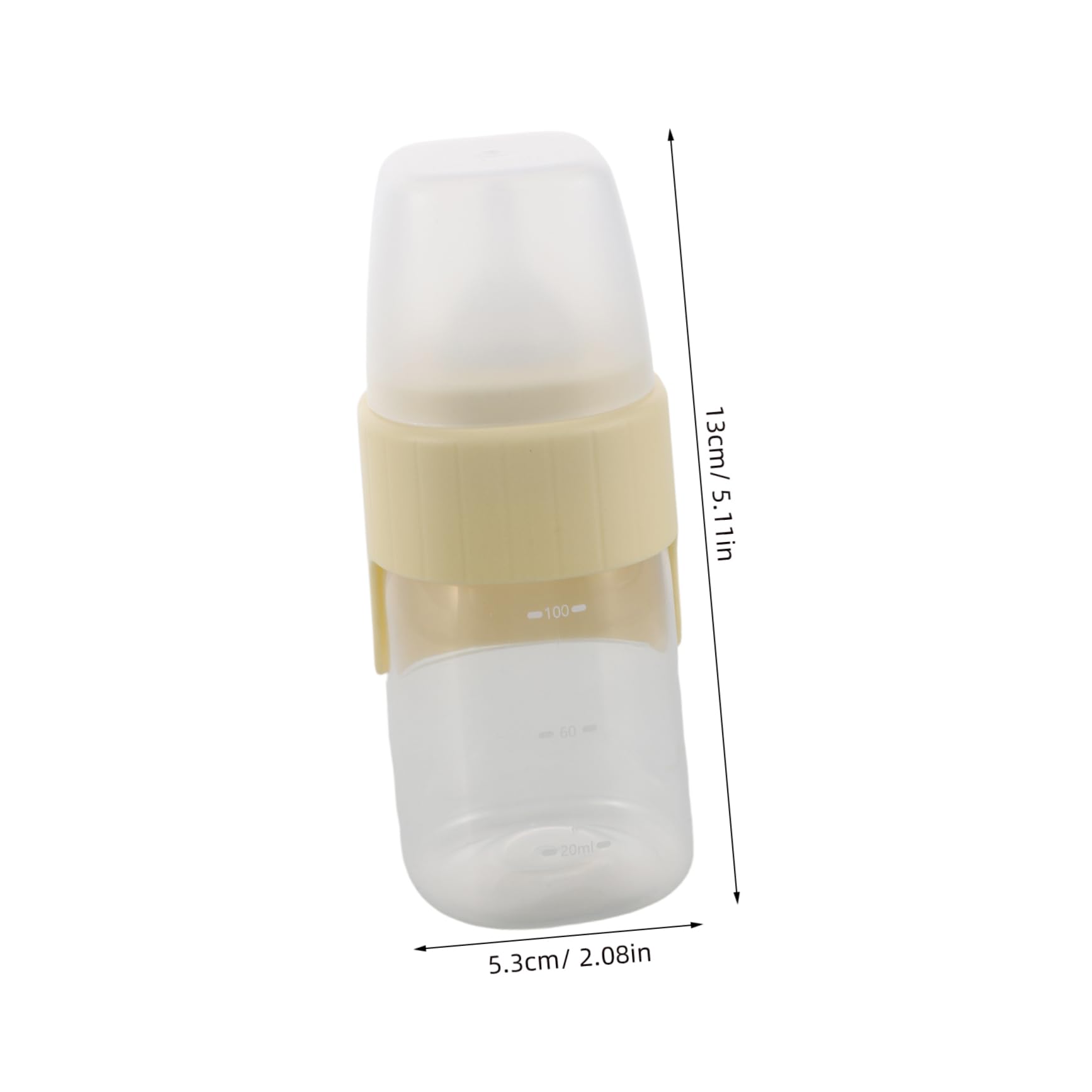 Happyyami Pet Nursing Bottle for Newborn Kittens Puppies Small Nipple Design for Easy Feeding Safe Milk Flow Easy to Clean Portable Bottle for Travel Home Use