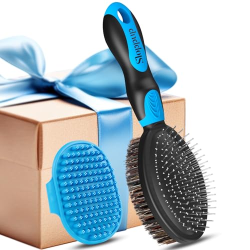 2pcsdoggroomingtoolsdoublesidedbathbrushforsheddingandbathingsuitableforshortlonghaireddogspremiumpetsuppliesblackblue Urban Country Home Decor 2pcs dog grooming tools double sided bath brush for shedding and bathing suitable for shortlong haired dogs premium pet supplies black blue urban country home decor
