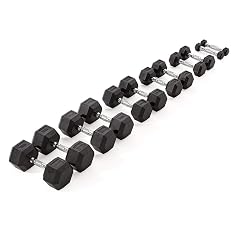 York Rubber Hex Dumbbell Stock Sets Without Rack - 55-100 lbs