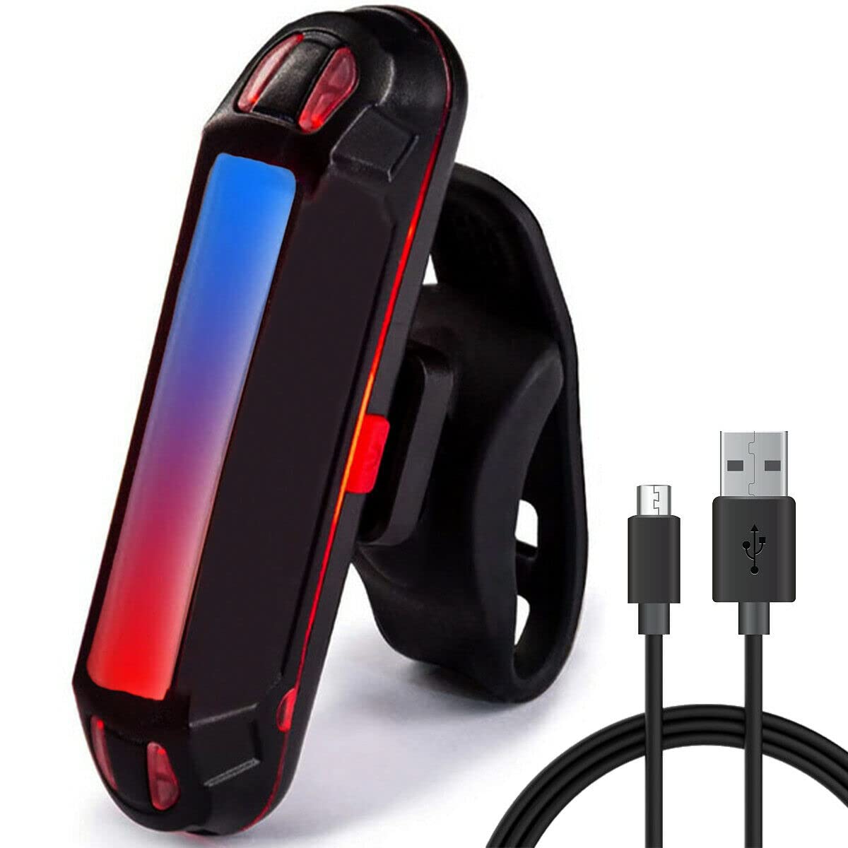 Luci USB Ricaricabili Mountain Bike Luce Posteriore Della Bicicletta Impermeabile 30 LED-ROSSO E