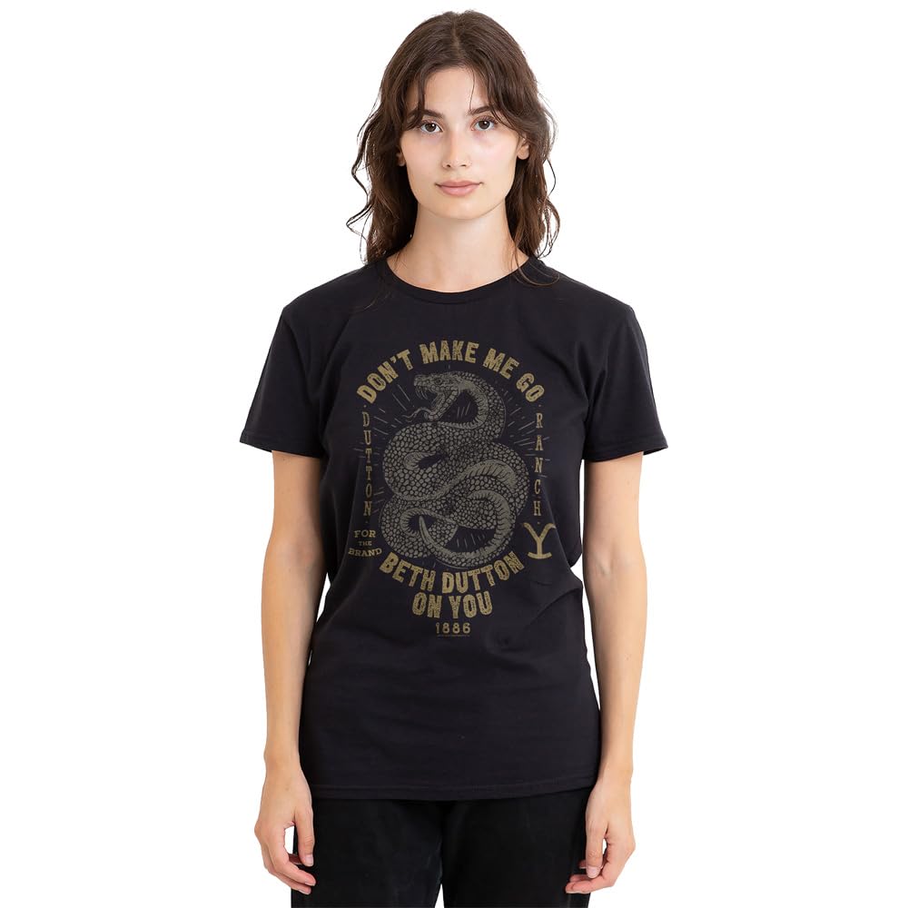Yellowstone Beth Dutton T-Shirt - Black - M