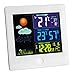 Produktbild TFA Dostmann Sun Digitale Wetterstation mit Temperatursender, 35.1133.02 Wettervorhersage mit Farbdisplay, messen von Luftfeuchtigkeit und Temperatur, Raumklimakontrolle, weiß