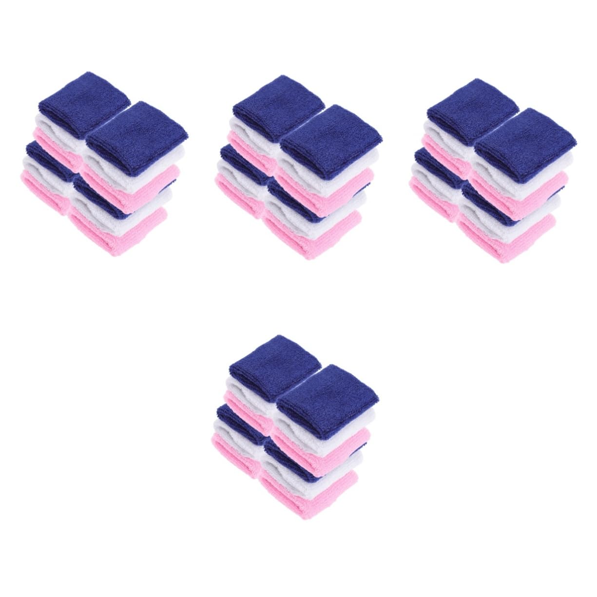 60 Pcs Bracelet pour Enfants Bracelet De Sport Bandes De Poignet Protège-Poignet Bracelet Respirant Attelle De Poignet pour L'Entraînement Bandeau Élasticité Fitness Bande