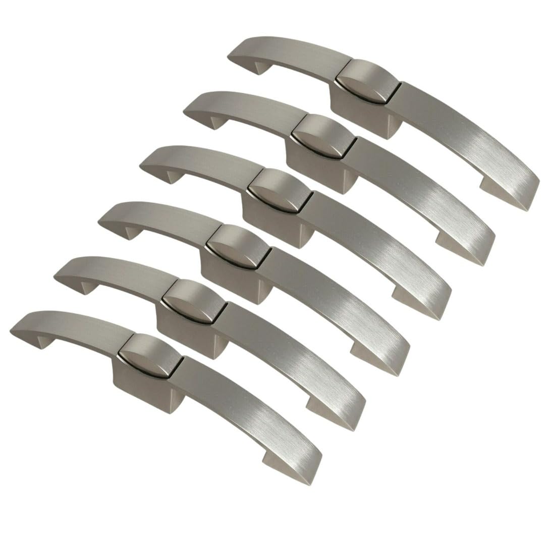 MARVIX6 x Cabinet Push Button Latch Lock Handle 128mm Catch Door Knob Campervan Motorhome Boat Furniture Fittings