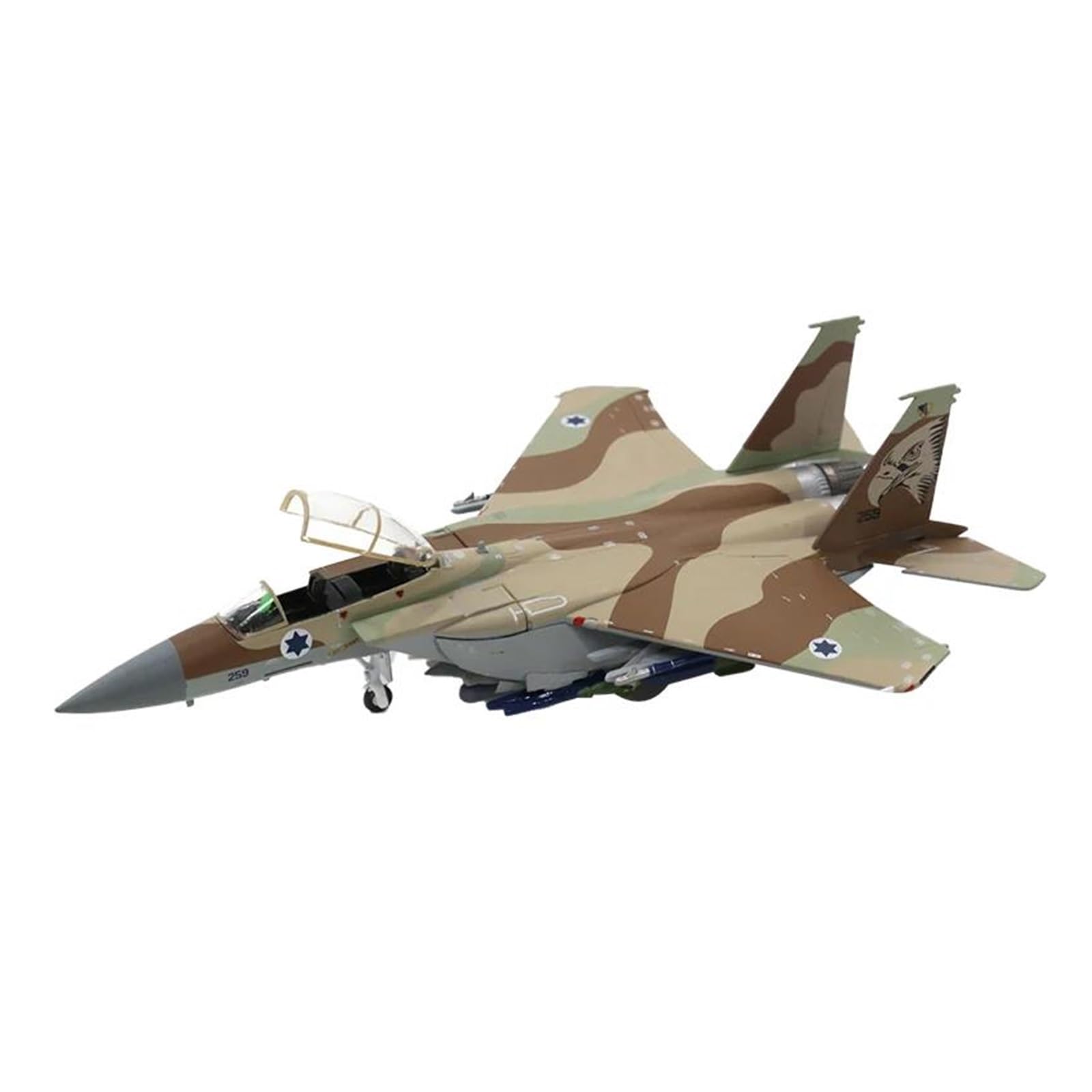 Amazon.co.jp: 航空機 空軍 HG60388 オープンハッチ F-15I 合金