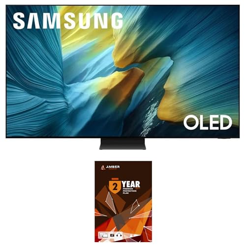 Image of Samsung QN55S95FDFXZA 55 Inch S95FD OLED 4K Glare Free Club TV with 2 Year Amber Protection Plan (2025)