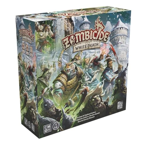 Asmode, Zombicide: White Death,Jogo de Tabuleiro, Para 1-6 jogadores, a partir de 14 anos, Partidas com até 60 minutos.