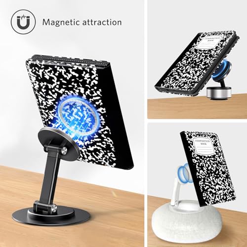 Image of CoBak Stand Case for 7 inch Kindle Paperwhite 12th Gen 2024 and Kindle Colorsoft with Hand Strap - Compatible with iPhone MagSafe, for Samsung /Belkin /Anker Wireless Charging Pads, Durable, Auto Sleep Wake