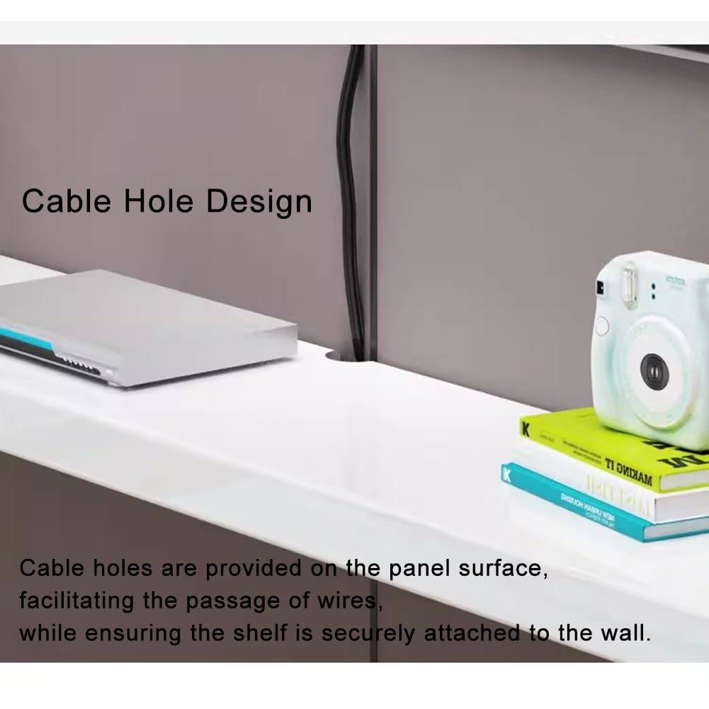 Estante Flotante de 5cm de Grosor, Estante de Pared para TV