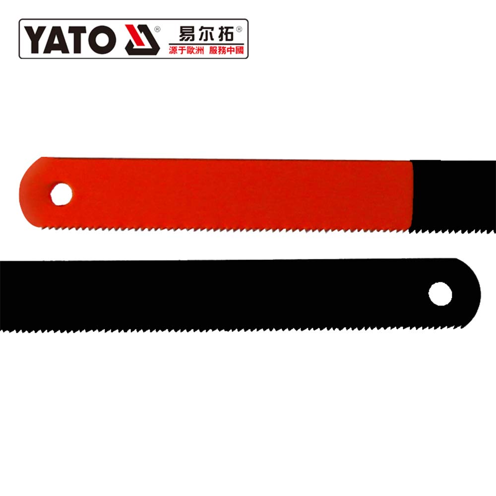 Yato YT-34611 32Tpi, Hacksaw Frame Blade;2Pcs|Hacksaw Blade for metal Cutting|Hacksaw Blade Handle|Hacksaw Frame Adjustable|Power Tools|Industrial Tools|Home Tools|Cutting Tools|Tool Kit|Steel 1