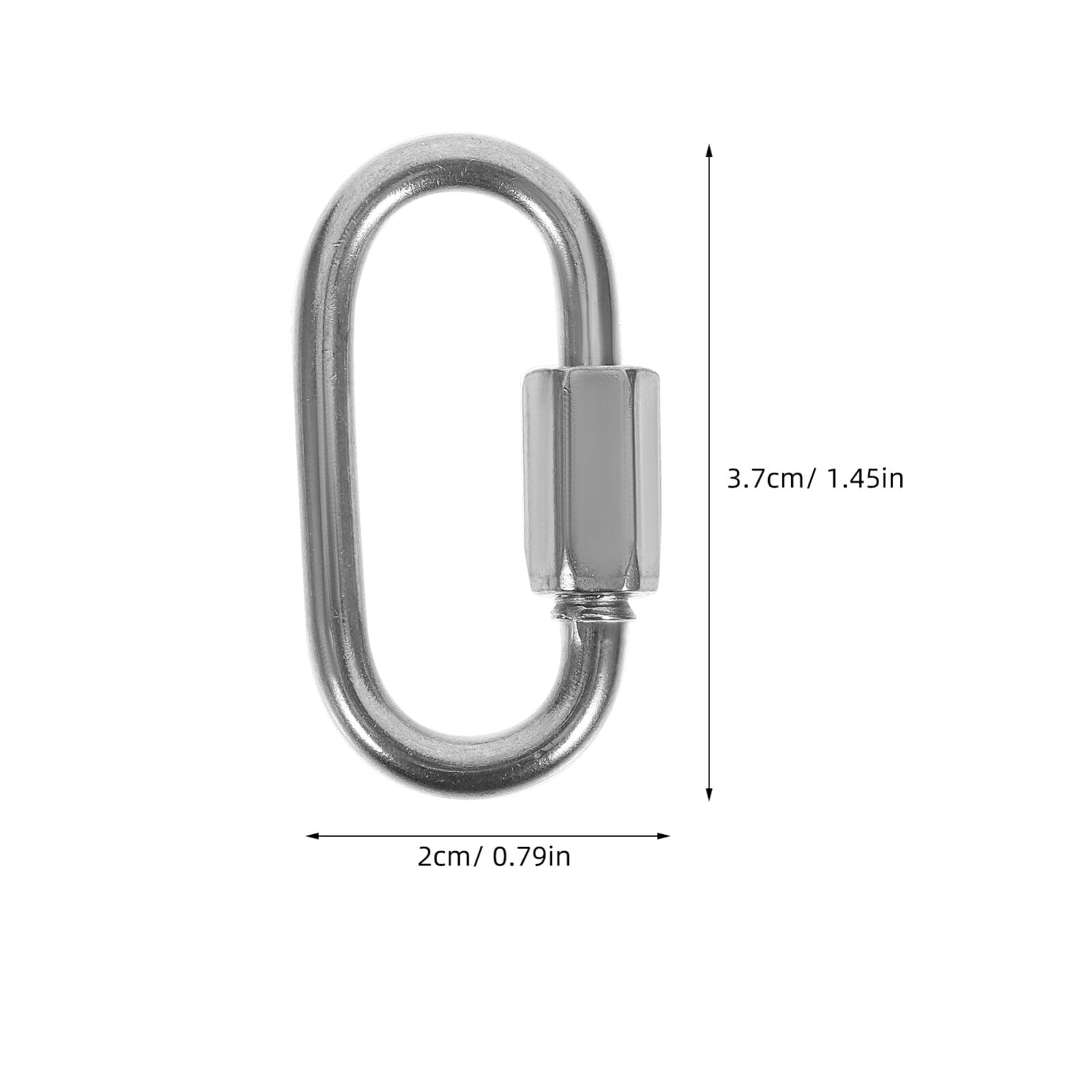 Hose Link ASMA-100 Pcs Quick Chain Link Heavy Duty Quick D Shape Ball Chain  Connector