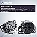 KERWINN 2PCS Backup Alarm 12V-24V 110±3DB,Waterproof Beeper Backup Alarm for Trucks,forklifts,Van Heavy Equipment (reversing Alarms for Vehicles)