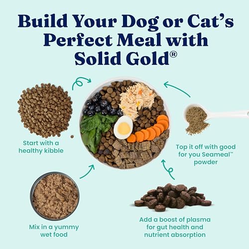 Solid Gold Dog & Cat Multivitamin Powder, Omega 3 & Kelp, Skin & Coat, 5oz - Image 5