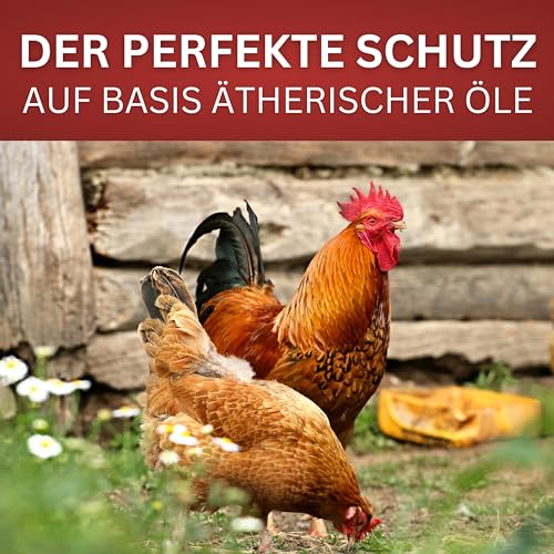 BIODELTA Milbenspray Hühner & Geflügel 5L - Anti Milbenmittel gegen Milben und Parasiten - Hühner Milben Stop - Umgebungsspray & Kontaktspray - vorbeugend & bei akutem Befall (5 L)