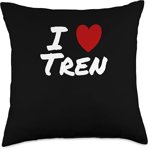 Miniatura 4 de I Heart (Love) Tren Bodybuilding Steroids Cycle Muscles Throw Pillow, 16x16, Multicolor
