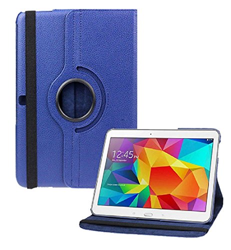 Kingsource 360 Rotating Stand Cover Wake & Sleep Function PU Leather Case Compatible