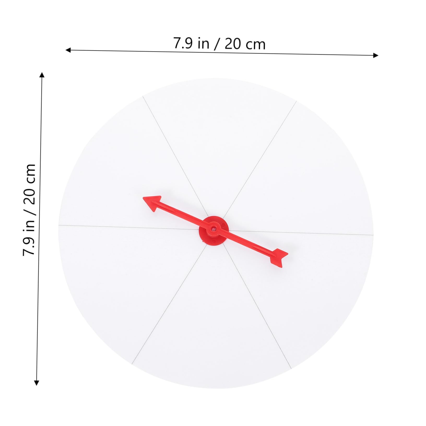 PRETYZOOM Multipurpose Game Prize Wheel Luck Prize Wheel for Family Bars Parties