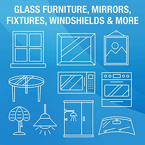 miraclewipes for glass disposable and streak free cleaning wipes for mirrors windows kitchen home and auto- 60 count