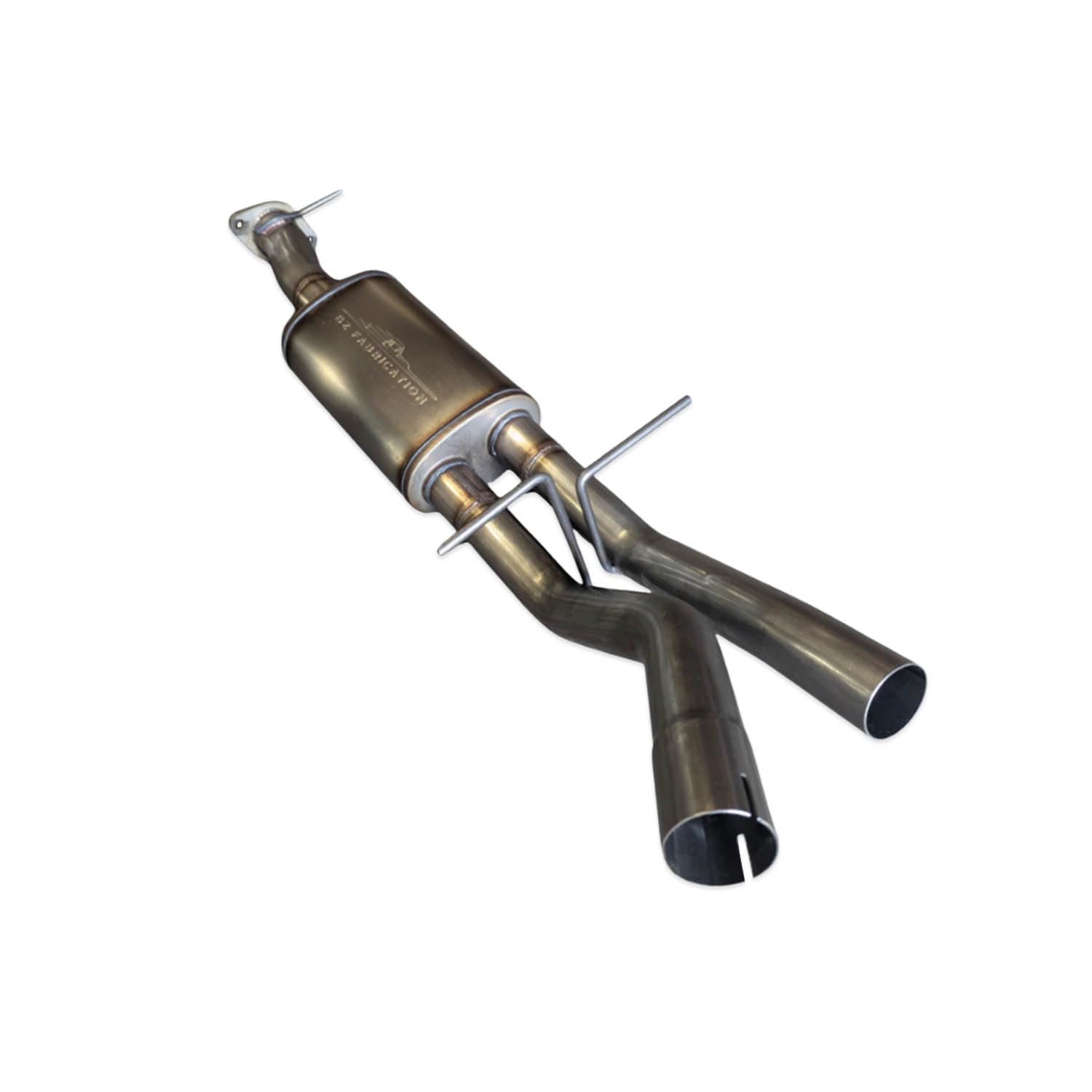 B2 Fabrication 2025-2026 RAM 1500 3.0L Hurricane Standard Output Direct-Fit Stainless Steel Performance Muffler - Moderate Sound (18-inch Muffler)