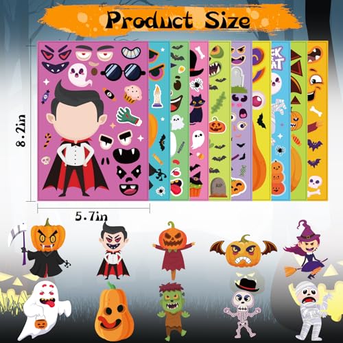 Catnee HALLOWEEN DECORATIONS 02 Halloween Stickers For Kids 50 Sheets thumb #6
