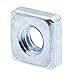 Prime-Line 9192524 Square Nuts, #10-24, Zinc Plated Steel, (10-pack)