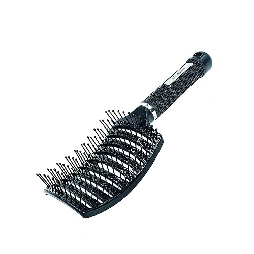 Miniatura 1 de Cepillo para el cabello, curvado ventilado, para cabello largo grueso, cepillo de masaje desenredante para mujeres u hombres, cepillo de secado