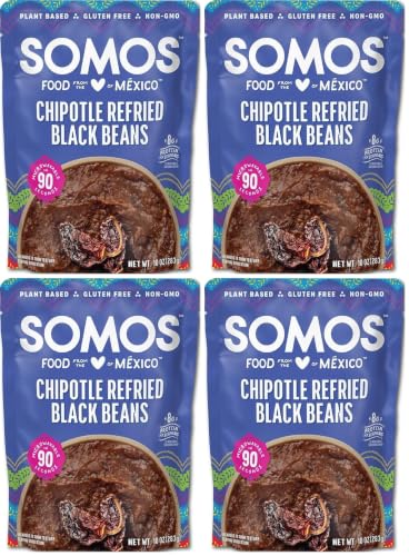 Somos Beans Refried Chipotle 10 OZ (Pack of 4) image 3