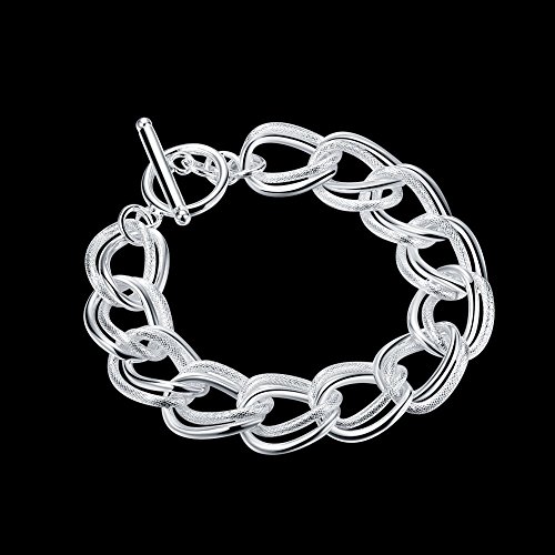 Bracelet à chaîne double twist le symbole d'un amour éternel