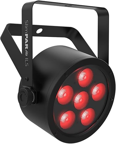 CHAUVET DJ (CHDDJ) Unidad de luz de escenario, negro (SlimPAR H6 ILS)