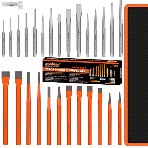 HORUSDY 28-Piece Heavy Duty Punch...