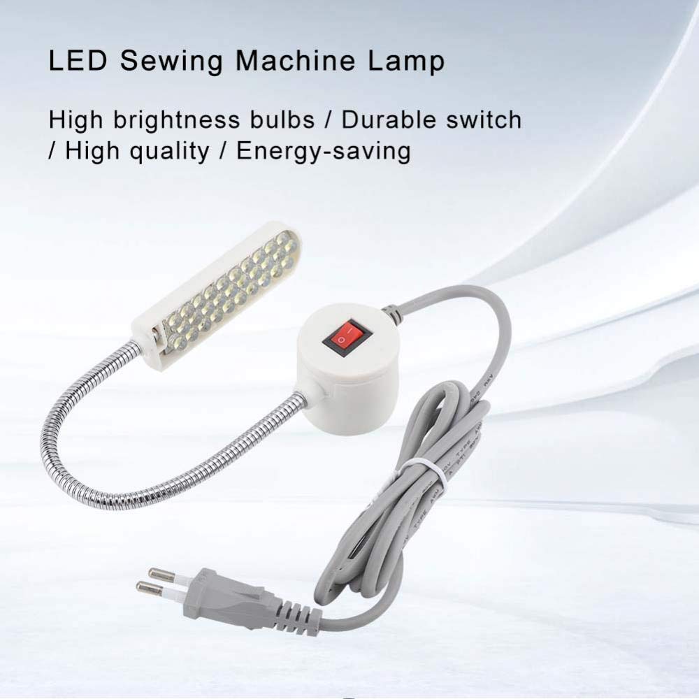 Machinelamp met magnetische voet en led-draaimachine, 9 W, flexibel, waterdicht, armlicht met magnetische basis voor werkbank, werkplaats, CNC-frees, freesmachine, metaal
