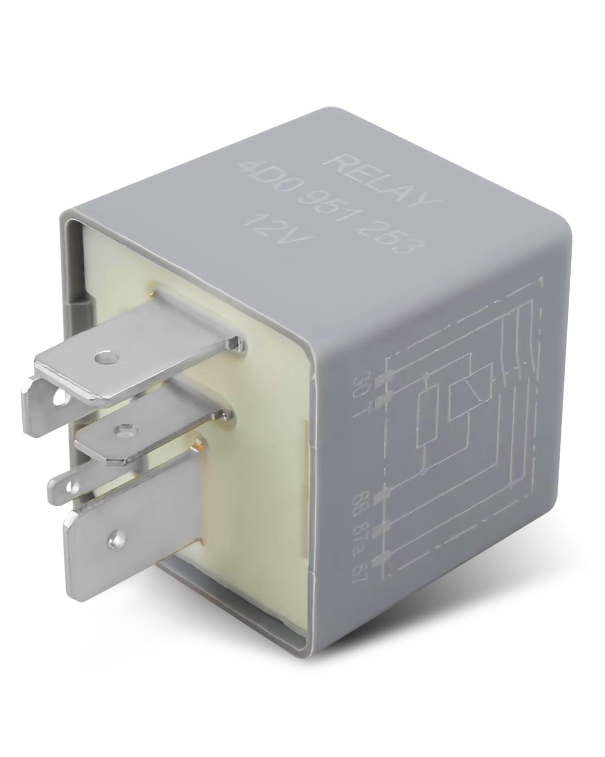 12V 372 Fuel Pump Relay 4D0951253 Fit for Audi A4 A6 A8 V8 100 Allroad Quattro RS6 S4 S6 S8, Fit for Volkswagen VW Passat