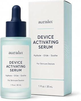 Red Light Therapy Activation Serum for Face and Neck - for Facial Wand, Red Light Therapy & Microcurrent Facial Device - Natural Formula - Blue Tansy, Hyaluronic Acid, Golden Chamomile, Aloe Vera