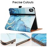 FANRTE iPad Mini 6th Generation Case 8.3 Inch 2021, Premium PU Leather Folio Stand Smart Protective Cover, Multi-Viewing Angles and Auto Wake & Sleep Function for iPad Mini 6th Gen（Blue Marble) - Image 7