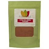 Chile de Arbol : Powder : Spicy Heat Natural Spice Hot Pepper Dried Ground Herb (4oz.)