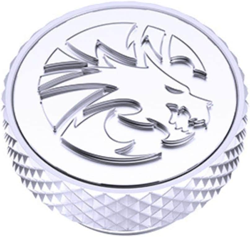 Bykski G 1/4in. Knurled Dragon Logo Stop Plug (B-PD5-DG) - White
