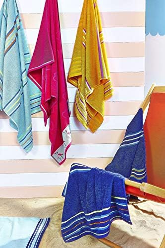 Catherine Lansfield Rainbow Pair Beach Towels Pink