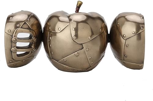 Miniatura 3 de Veronese Design Estatuilla Steampunk Mechanicus de 3.5 pulgadas con acabado de bronce antiguo, escultura de frutas