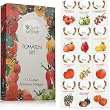 🍅 ZERTIFIZIERTE Pflanzen Samen. Saatgut Gemüse - liebevoll per Hand verpackt. Falls Sie Probleme mit dem Wachstum des Pflanzen Saatgut haben, wir sind für Sie da unter Tomate@OwnGrown.com!