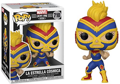 Funko Figurine Pop Marvel Luchadores Captain Marvel - vue 6