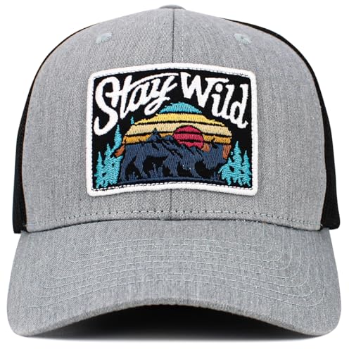 Image of KBETHOS Men's Women's Explore The Outdoors Mountains Scenery Unisex Trucker Baseball Cap