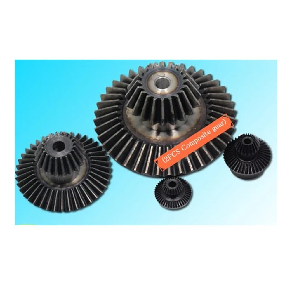 Ingranaggio elicoidale Conico a Spirale 1 Paio 1M /1.5M/2 M 1:1.5/2 Ingranaggio di Trasmissione da 90 Gradi 6/8/10/12/16/18/20mm(Helical 2M 20Tx40T)