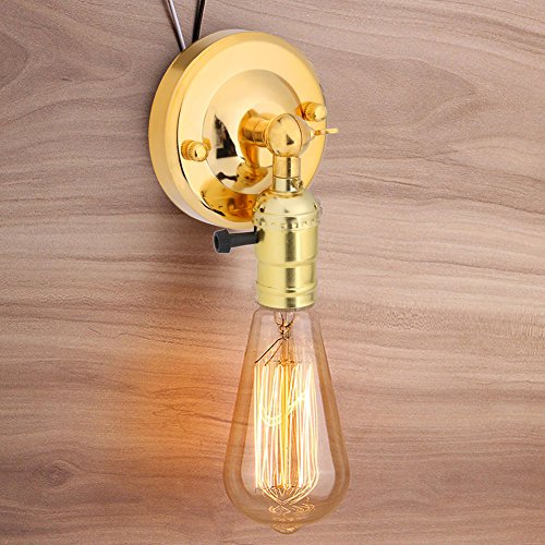Edison - Portalampada vintage E27, adattatore per